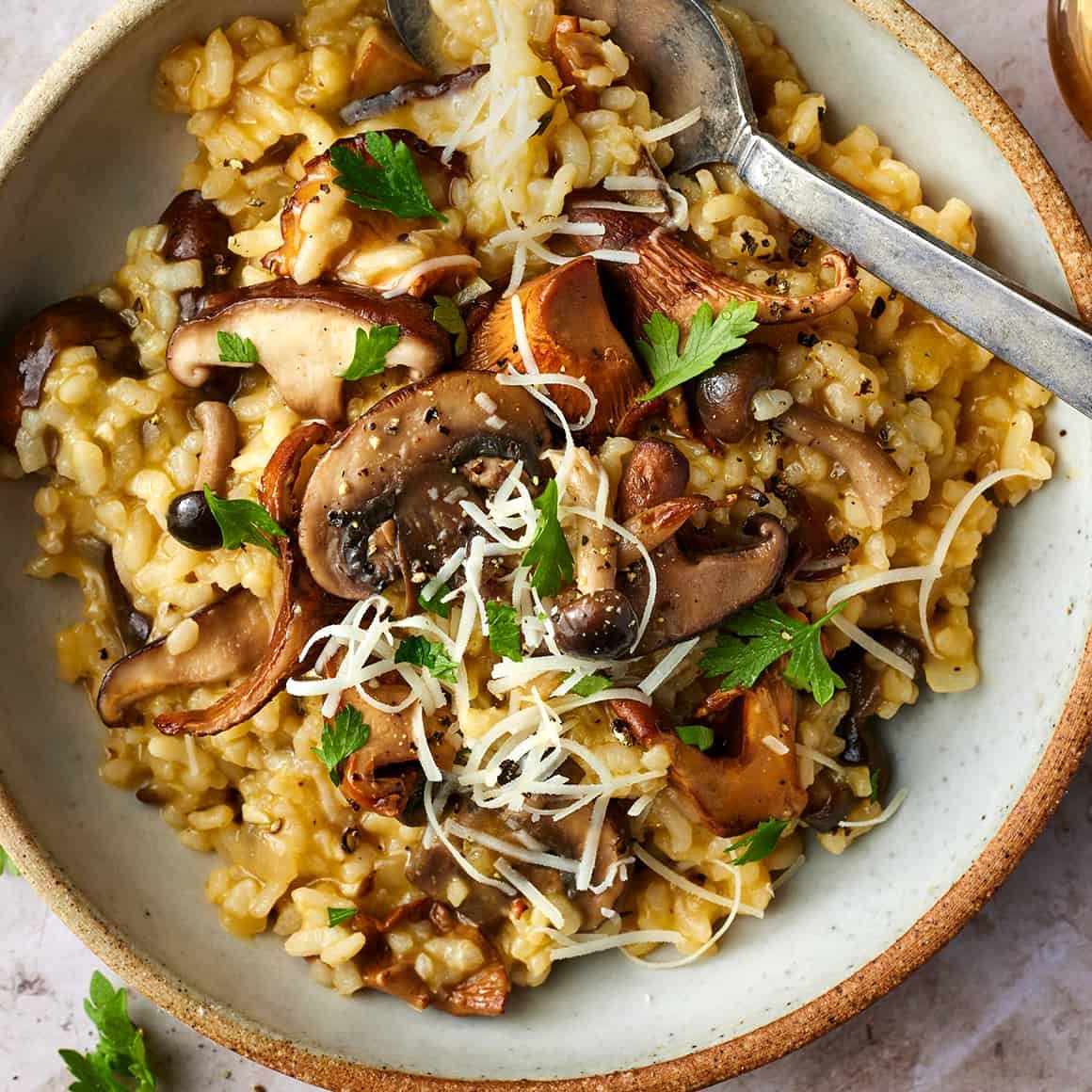 Kraków-Style Creamy Shiitake & Thyme Risotto